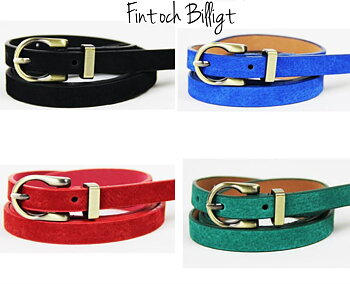 Slim Fashion Damskärp 1cm*98cm