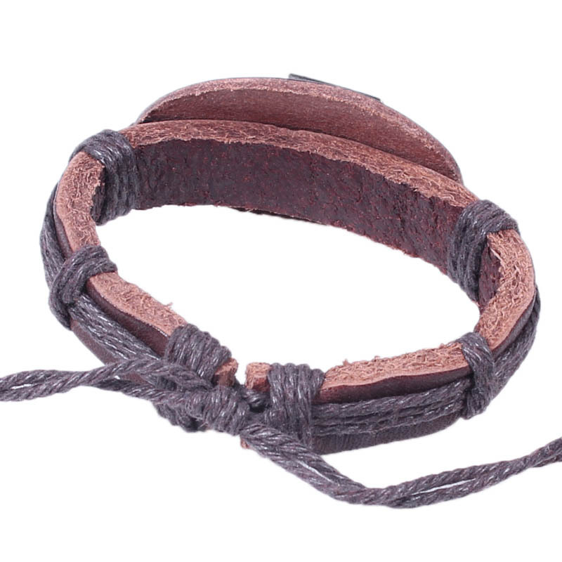 *Döskalle* Läder Armband - 5