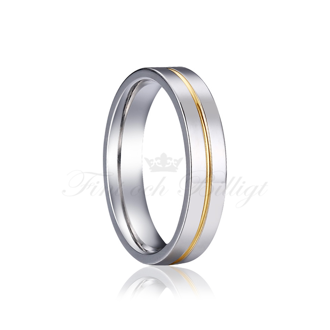 Stargate Gold - 18K Gold Plated Ring with AAA Cubic Zirconia Stones in 316L - 2
