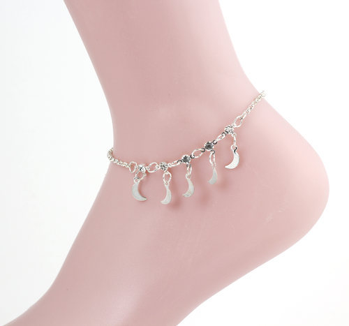 *Moon* Modeanklet med Cubic Zirconia - 2