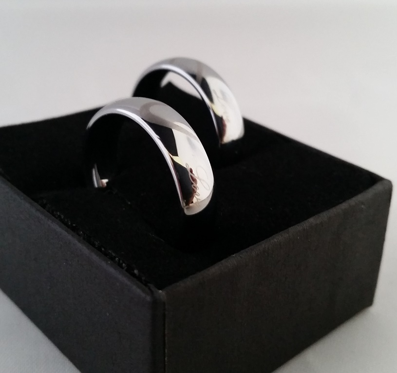 Ring - Ægte Kærlighed - Mig & Min Anden Halv Tungsten Ring Hjerte - 2