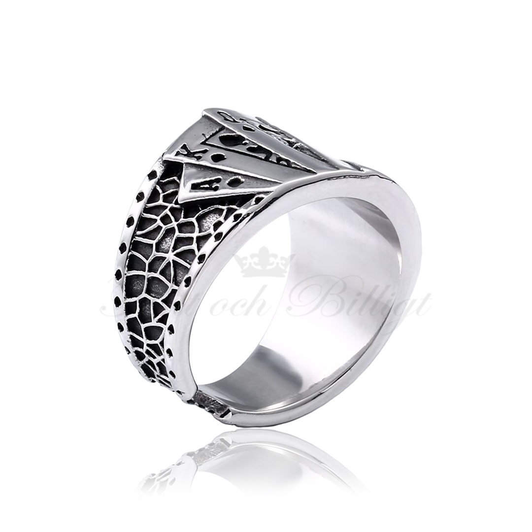 Punk Ring - Royal Hand Poker Ring - Royal Straight Flush - 2