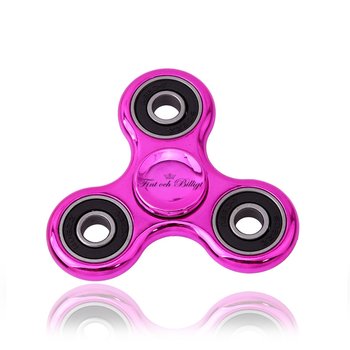 "PINK SPINNER EXCLUSIVE" FIDGET SPINNER ALUMINIUM KERAMISK KUGLEJE GRAVERBAR