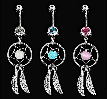 Dream Catcher - Navel Piercing