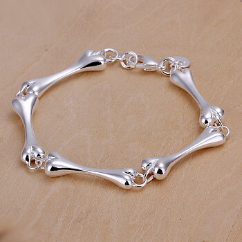 Bracelet Bone - Silver Plated Fashion Bracelet