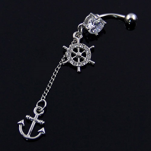Anker navlepiercing - 2