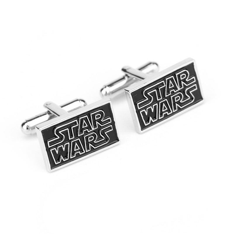 Star Wars - Manschettknappar med Star Wars Text (2st.) - 2