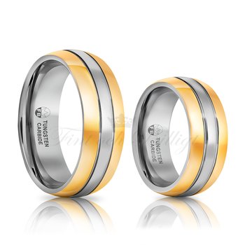 Ring - Jupiter - 18K forgyldt Tungsten Ring