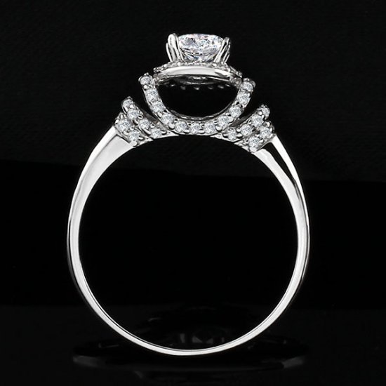 Silverring Cleopatra - Lyxig 925s Briljantslipad CZ Diamant - 4