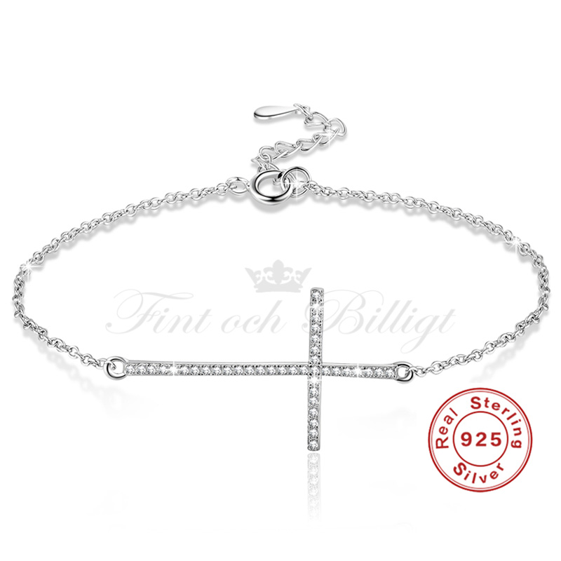 Charm Cross - 925S SILVER BRACELET CHARM 17.5MM*33MM*160MM - 4