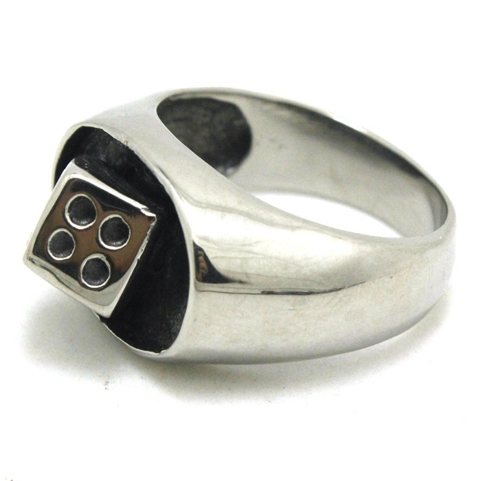 Gambler 316L Rostfritt Stål Ring - 3