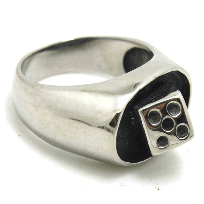 Gambler 316L Rostfritt Stål Ring - 2