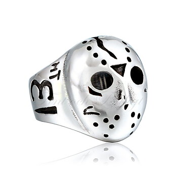 Punk Ring - Jason Voorhees Hockeymask 316L - Scary 13 