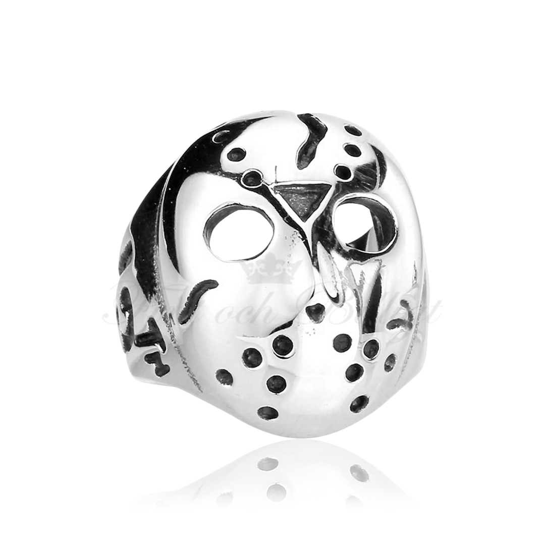Punk Ring - Jason Voorhees Hockeymask 316L - Scary 13  - 2