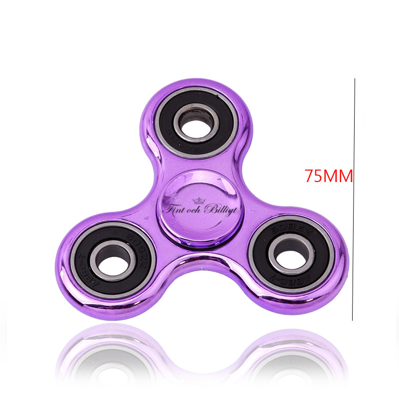 "PURPLE SPINNER EXCLUSIVE" FIDGET SPINNER ALUMINIUM KERAMISKT KULLAGER GRAVERBAR - 3