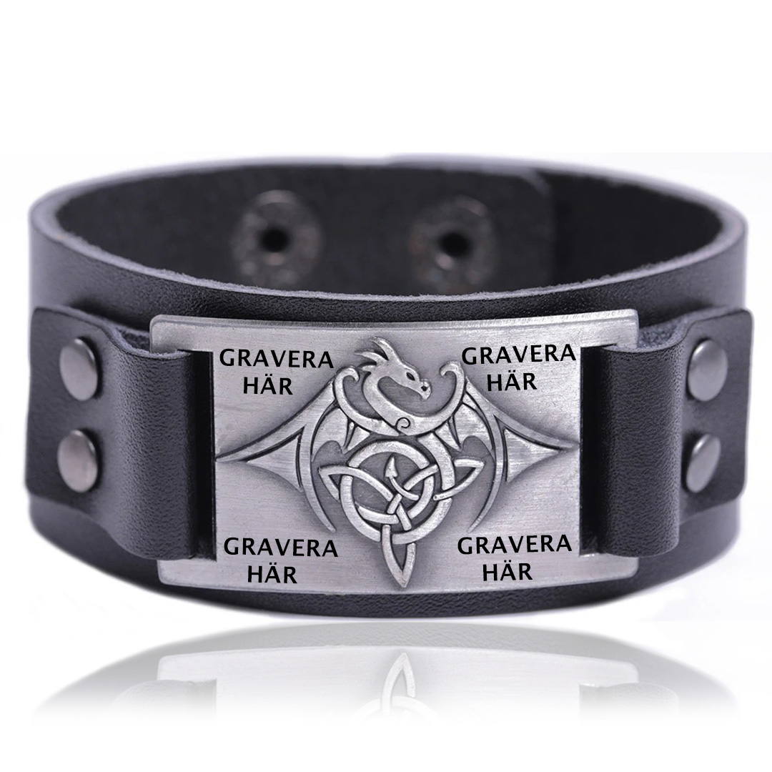Armband - Urnes Viking Dragon - Vikingarmband Urnes Stil Drake - 2