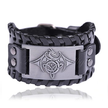 Armband - Urnes Viking Dragon - Vikingarmband Urnes Stil Drake 