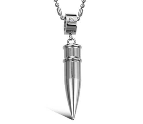 Bullet - Läckert Bullethalsband i Silver, Koppar eller Svart - 2