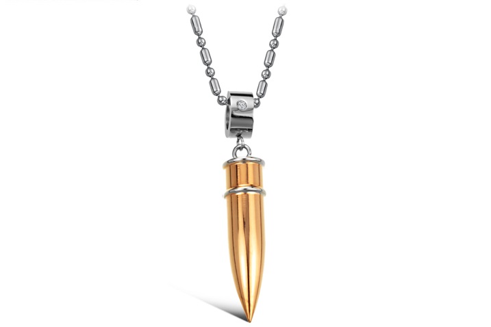 Bullet - Läckert Bullethalsband i Silver, Koppar eller Svart - 3