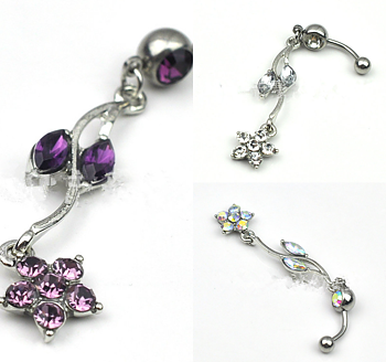 Flower - Navel Piercing