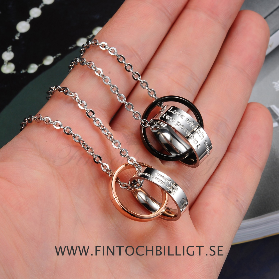 Couple Necklace Love Which Connect Two Persons - Cross (pc) - 5