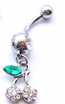 Körsbär - Navel Piercing - 4