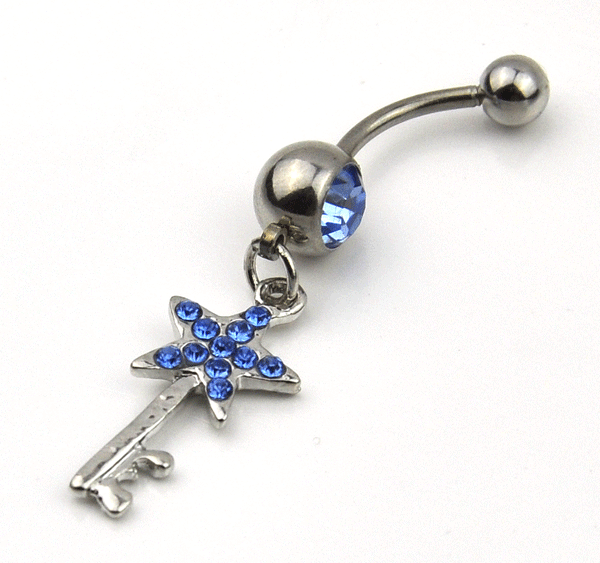 Key star - Navel Piercing - 2