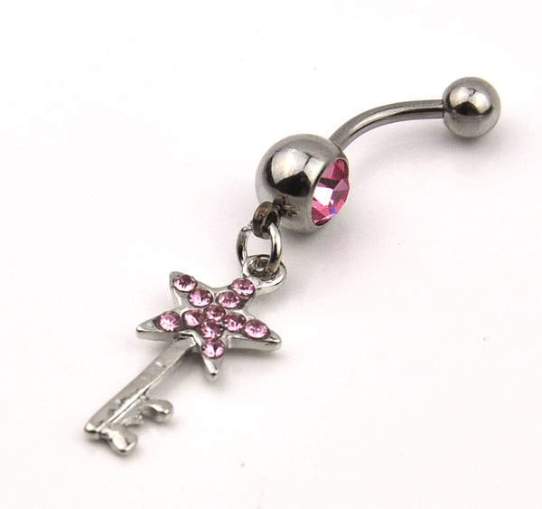 Key star - Navel Piercing - 3