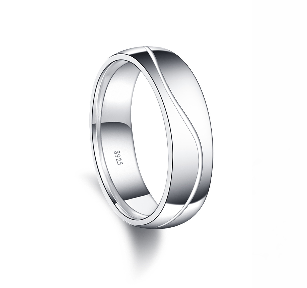 Amore Silver - Läcker Silverring i Äkta 925s Silver Med eller Utan Cubic Zirconia Stenar - 3