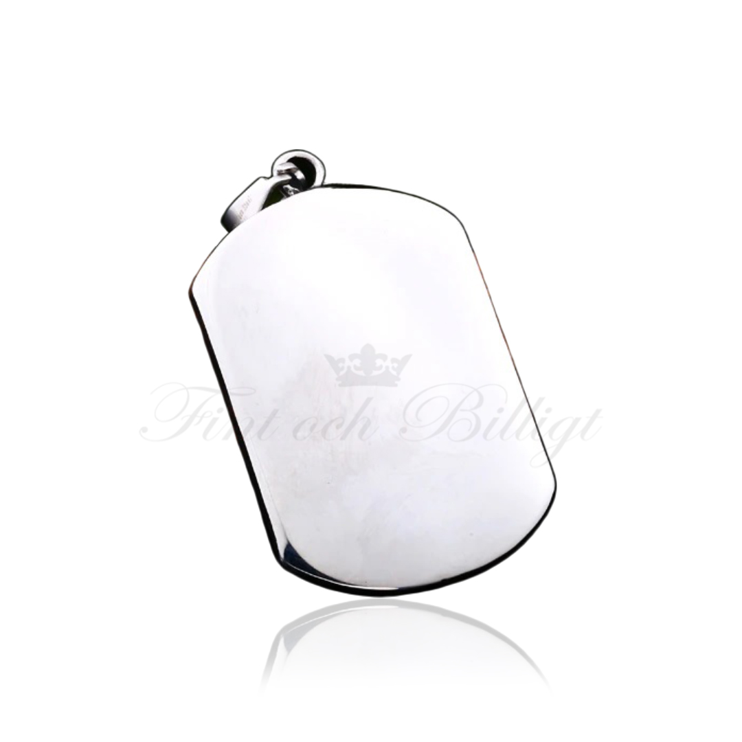 DogTag Necklace - Lion Head 3D ID Tag 316L - Lion Tag  - 4