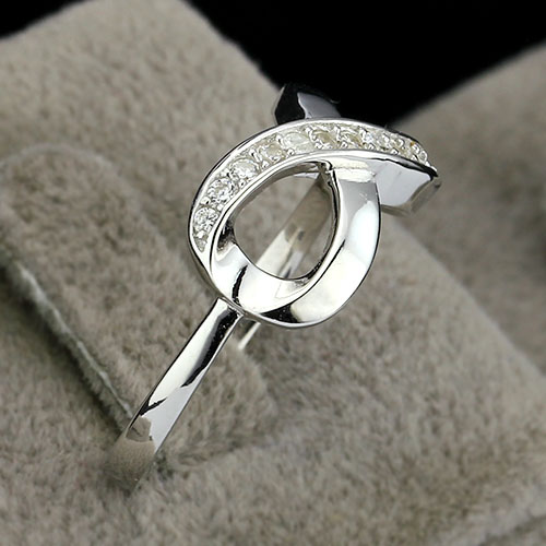 Infinity Grande - 925S SILVERRING INFINITY MED CUBIC ZIRCONIA STENAR - 5