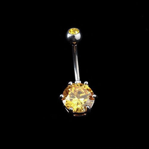 Swarovski Crystal Naver Piercing 316L kirurgisk stål - 5