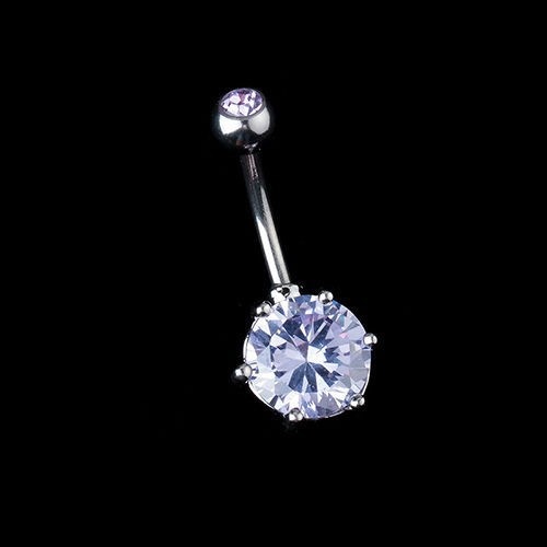 Swarovski Crystal Naver Piercing 316L kirurgisk stål - 4