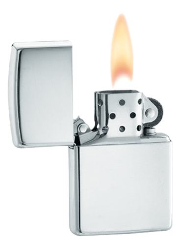 Stormtändare Chrome - Tändare i Zippo-modell Chrome - 2