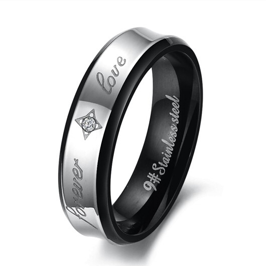 *For evigt kærlighed* Titanium parringe - 4