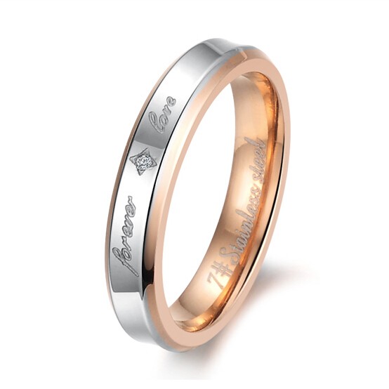 *For evigt kærlighed* Titanium parringe - 3