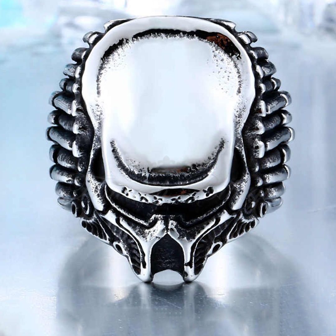 Punk Ring Predator - Cool Ring med Motiv 316L - 6