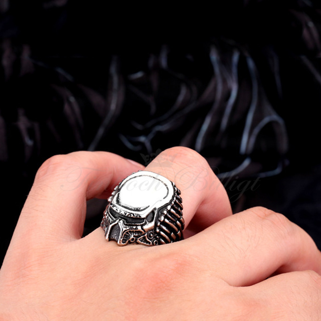 Punk Ring Predator - Cool Ring med Motiv 316L - 8