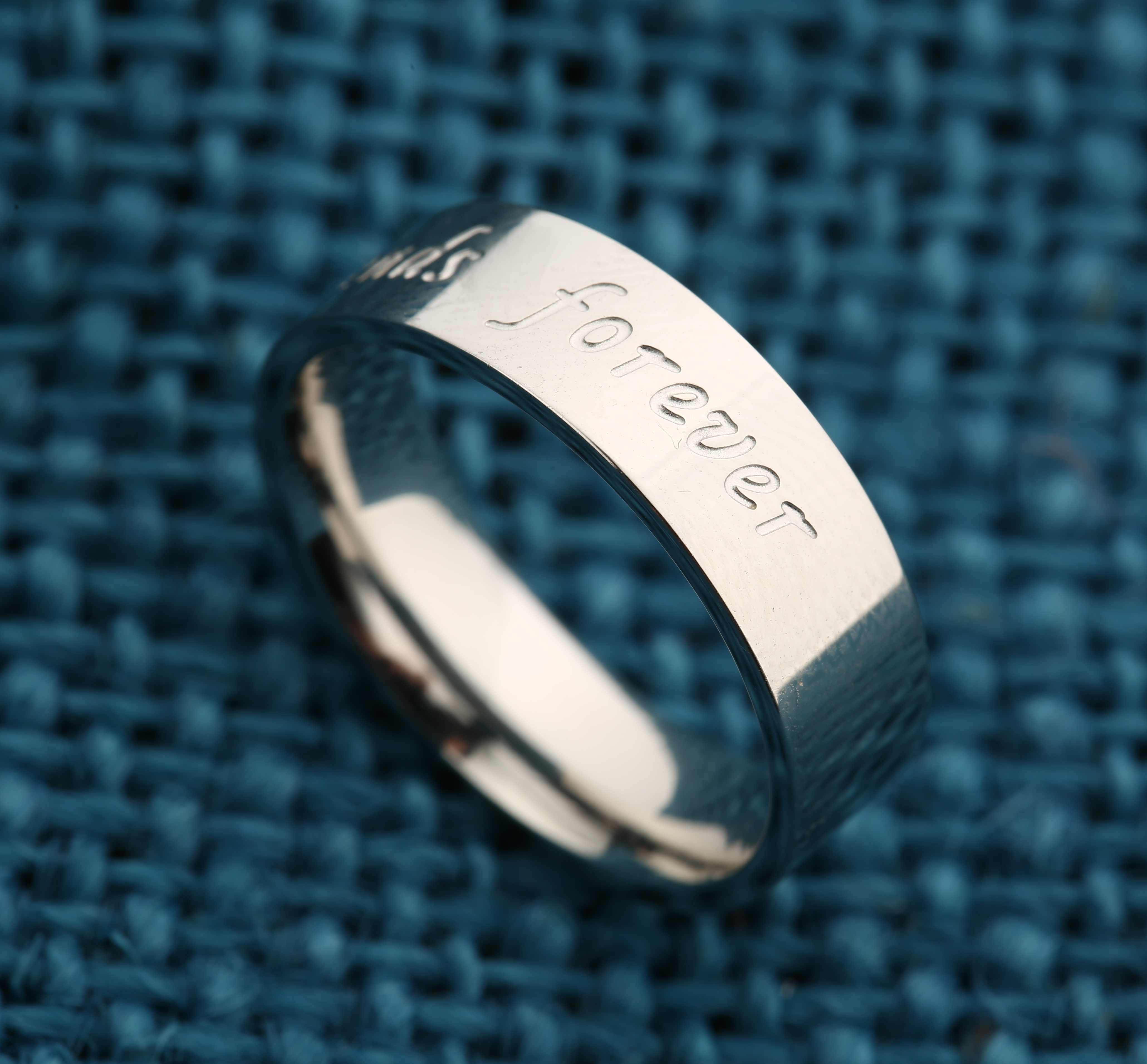 "VENNER FOR EVIGT" RING I 316L - 4