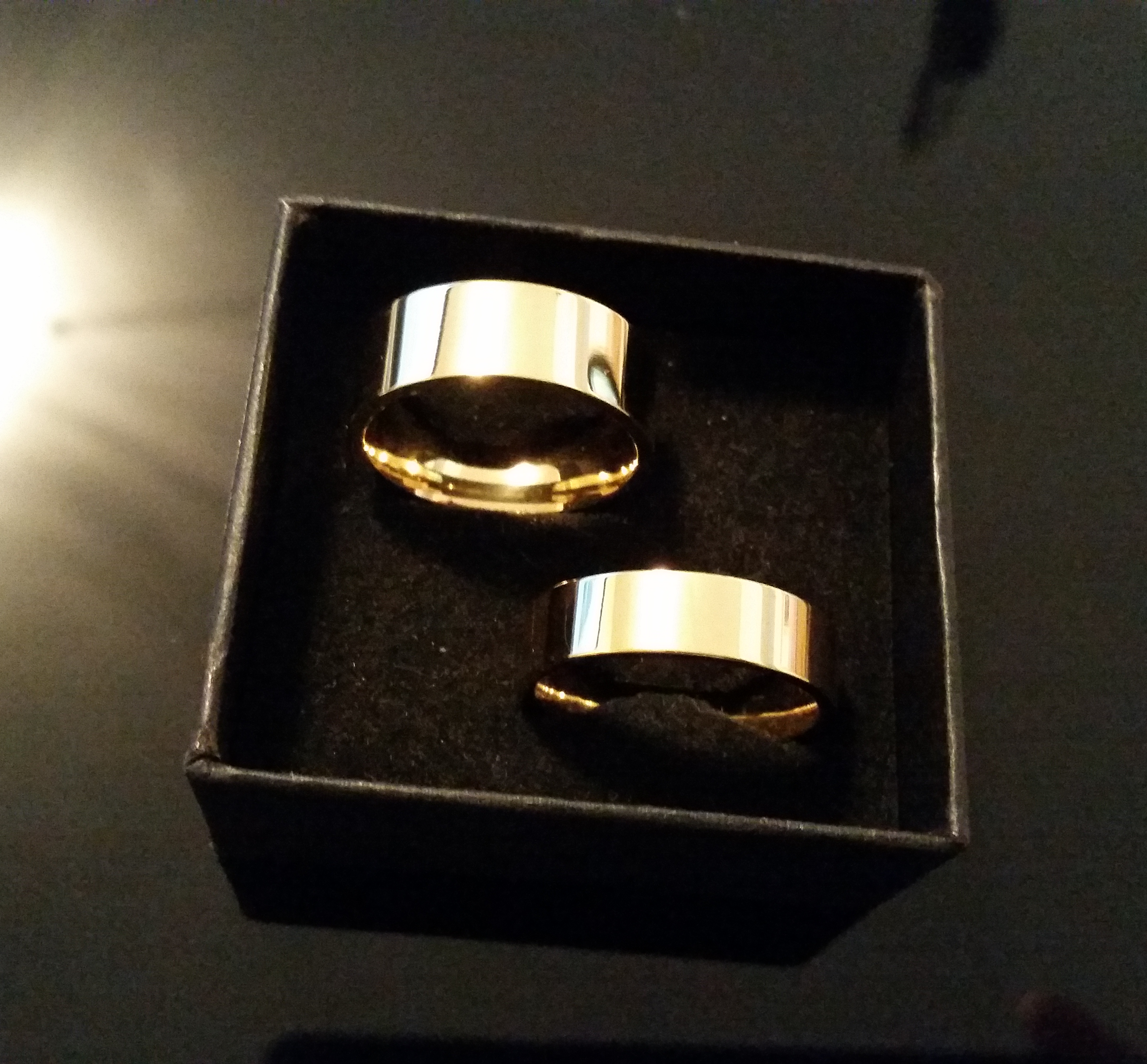 "ALLIANS TITAN" GLAD 18K FORgyldt RETRO TITAN PARRING - 3