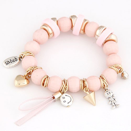 Lady Kids Charm Pärlor Mode Armband - 2