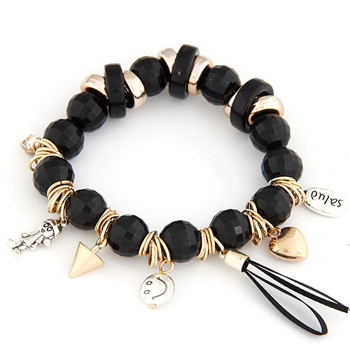 Lady Kids Charm Pärlor Mode Armband - 8