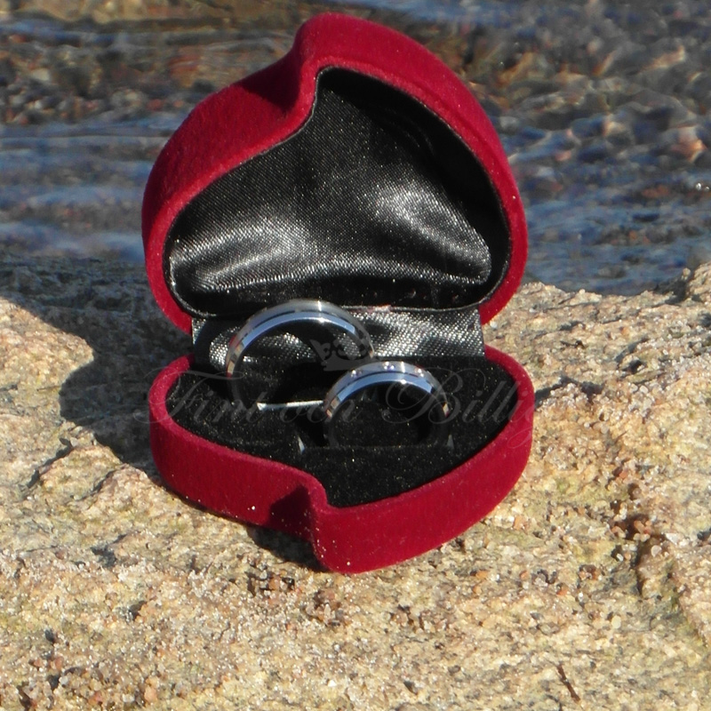 Ring - FB1000 Diamant - Design Tungsten Äkta Diamanter Silverrand - 7