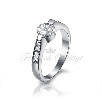 "HILLTOP BEAUTY" RING I 316L MED CUBIC ZIRCONIA STEN