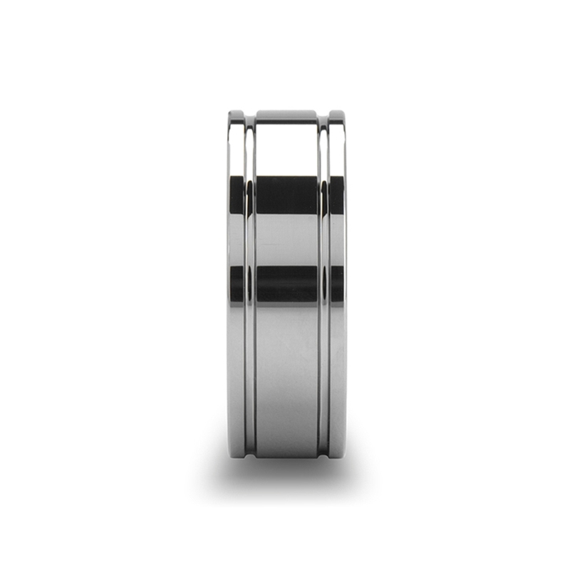 Side by Side - Tungstensring Design Linjer 4mm 6mm & 8mm - 2