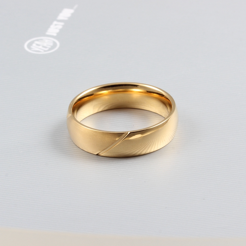Ring Golden Vibes - 18k Guldpläterad Med & Utan CZ Diamanter - 4