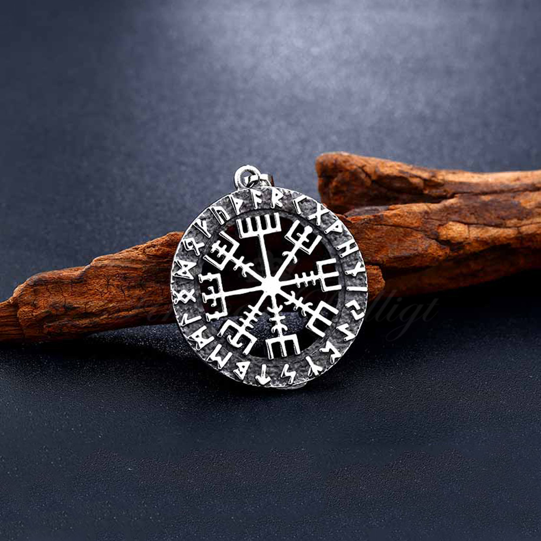 Vegvisir Viking Compass – Viking Halsband Amulett (Flera val) - 10