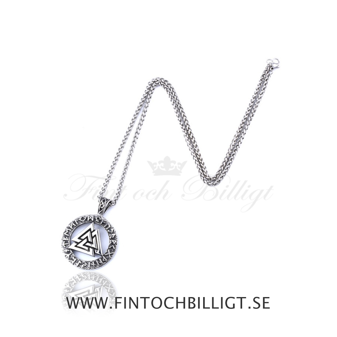 Necklace - Whale Knot Viking Amulet Futhark - Power of Oden - 2