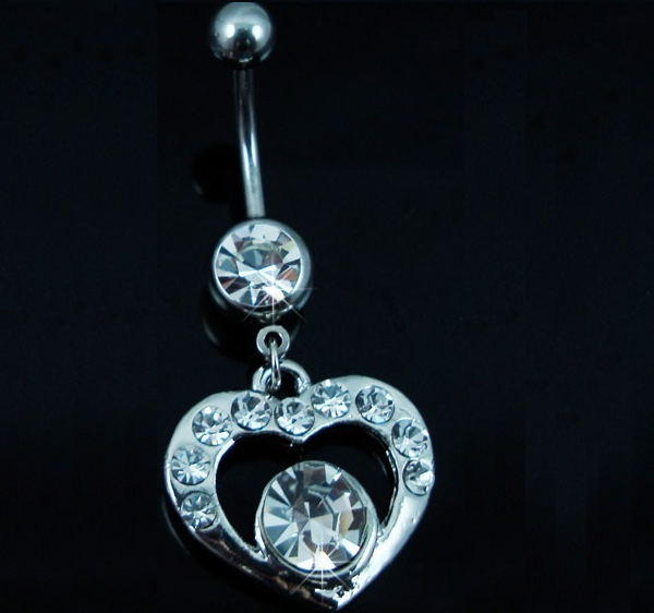 *Heart* Navel Piercing - 2
