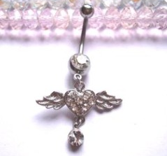 *Hjerte* Navlepiercing - 2